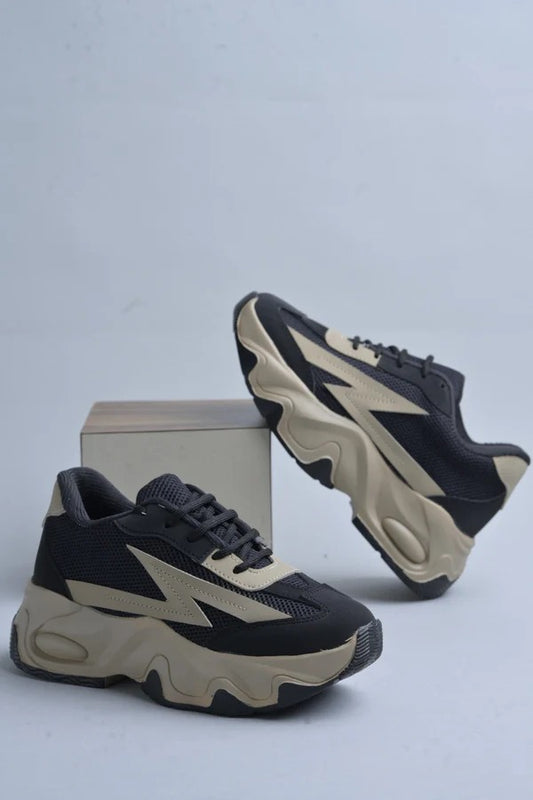 Women Chunky Sport Sneakers – Stylish Lace-Up Running & Casual Sneakers for Girls